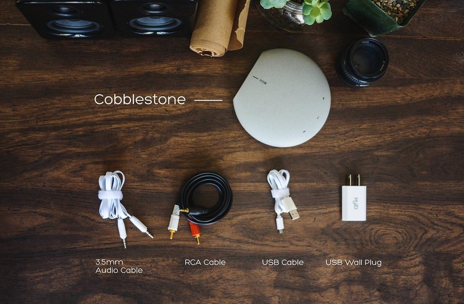 MUZO Cobblestone Wi-Fi Audio Receiver - Stream Music From Phone, Airplay, NAS, Multi-room. Make Your Speakers... N7