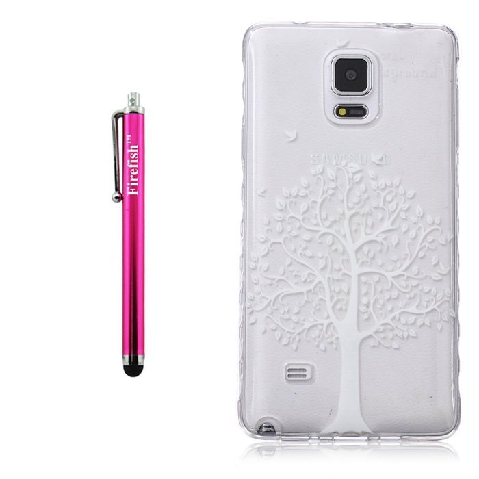 Note 4 Case, Firefish Durable Soft TPU Back Case [Soft-Flex] Drop Protection Scratch-Resistant Cover Skin Protective... N324