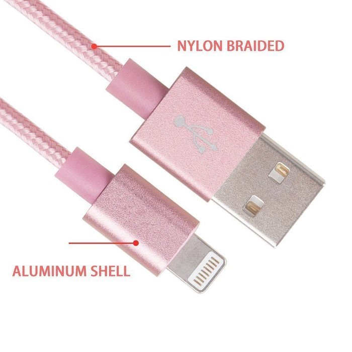 Lightning Cable, VP 2Pack 10 FT iPhone Charger Cord nylon braided for Apple iphone SE, iPhone 7, 6s, 6s+, 6+,... N14