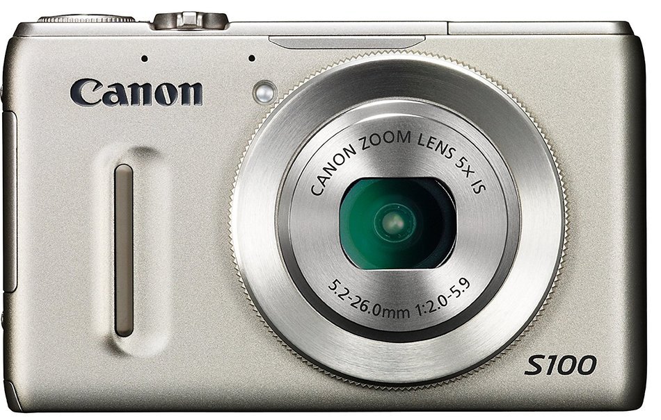 Canon digital camera PowerShot S100 Silver PSS100 (SL) 1210 million pixels wide-angle 24mm 5x optical zoom 3.0... N2
