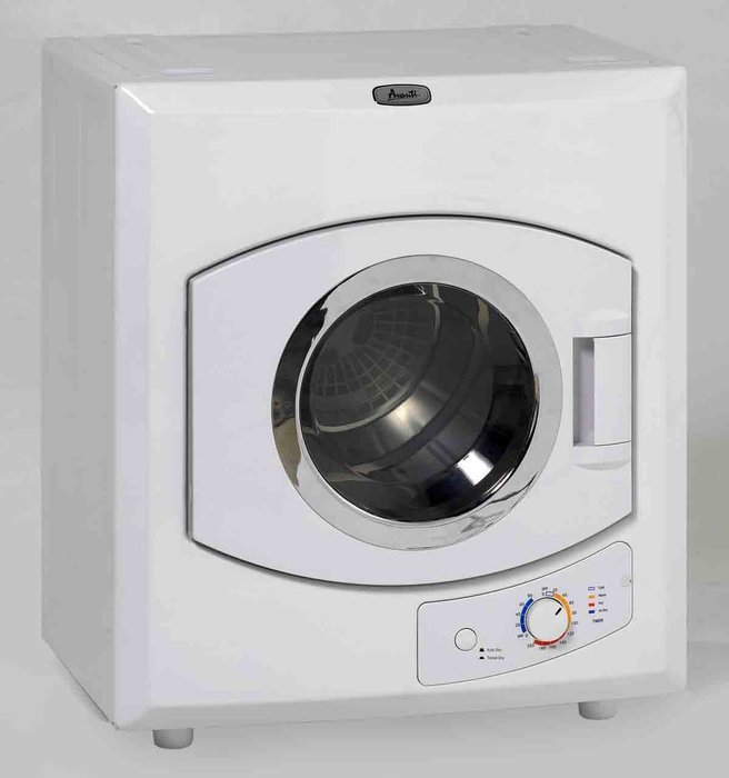 Avanti 110-Volt Automatic Portable Compact Dryer with Stainless Drum and See-Thru Window