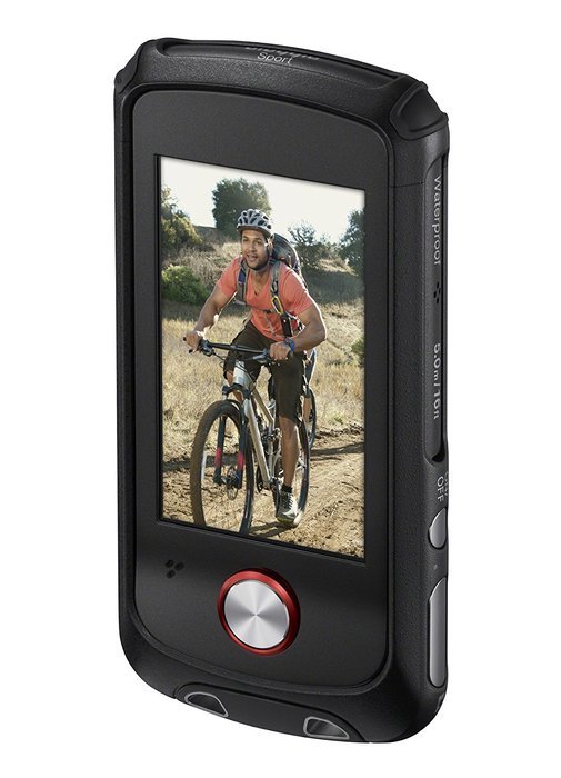 Sony Bloggie Sport (MHSTS22) Waterproof Video Camera with 4x Digital Zoom and 2.7-Inch Touchscreen LCD (Red) (... N16