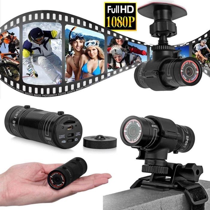 ByBike Bike Helmet Mini Waterproof Sports Camera Full HD 1080P Video Action Camera Camcorder Image Installation... N2