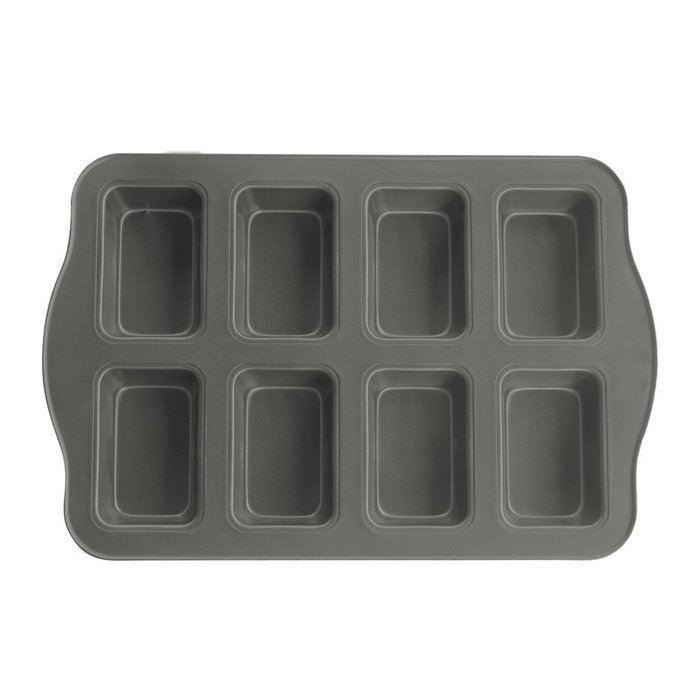 Evelots 8 Cup Non-Stick Mini Loaf & Brownie Baking Pan, Kitchenware