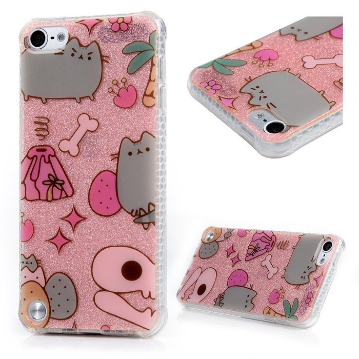 Badalink iPod Touch 5 Case Soft TPU Shockproof Easy Grip Rubber Bumper Frame + PC Back Shell with Color-fading... N41