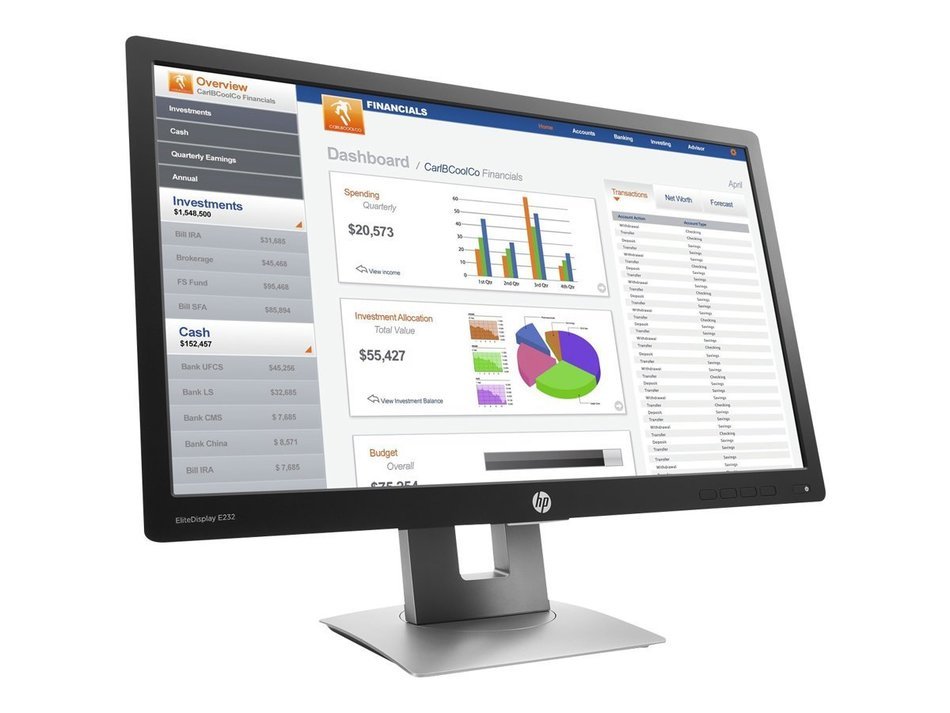 HP EilteDisplay E232 23" Full HD LED-Backlit Monitor (Head Only) N3