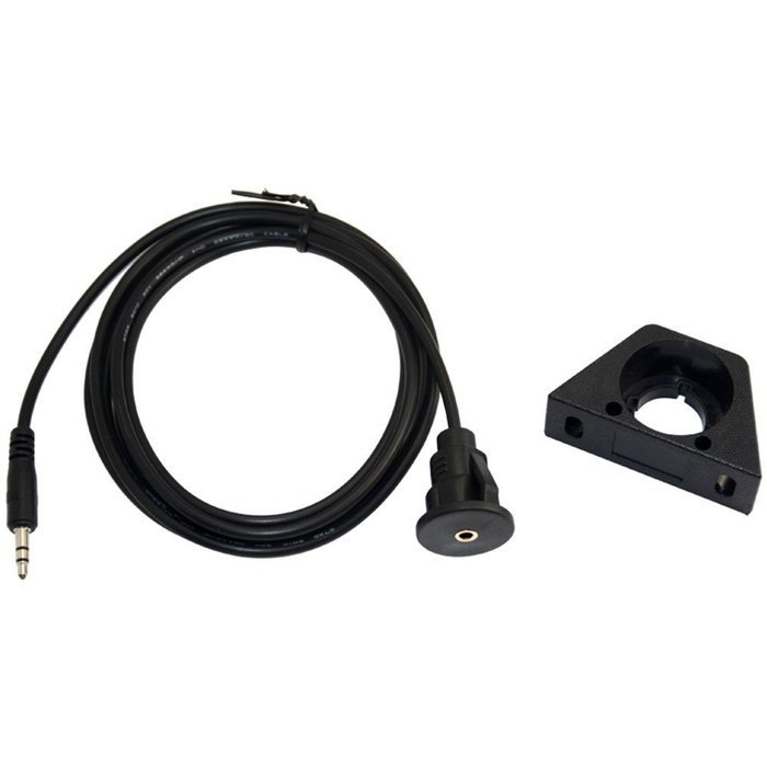 2M 3.5mm male to 3.5mm Female Car Truck Dashboard Waterproof Flush Mount 3.5mm 1/8" AUX Audio Jack Extension Cable... N3