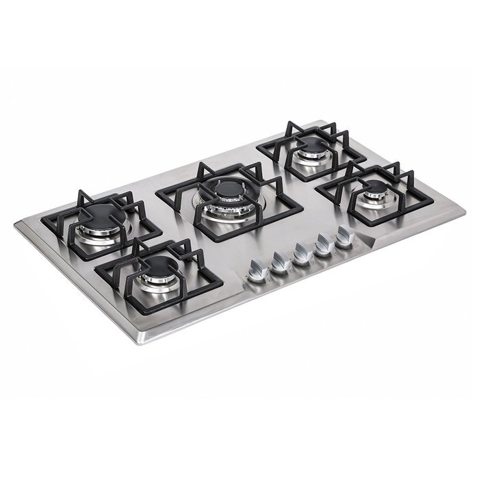 Empava 34" Stainless Steel Built-in 5 Burners Stove Gas Hob Fixed Cooktop N3