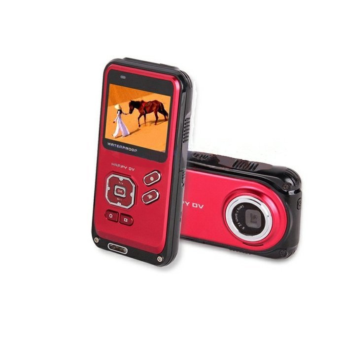 Minidiva Underwater Shockproof Digital Camera & Video Camera DVR with LCD Displays