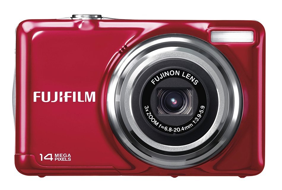 Fuji FinePix JV300 14Mp Digital Camera Red N2