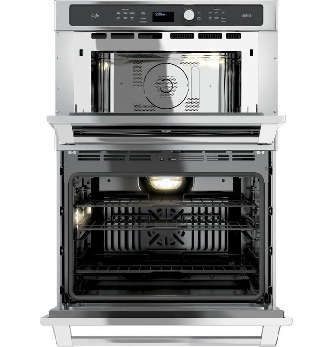 GE CT9800SHSS Advantium 30" Stainless Steel Electric Combination Wall Oven - Convection N6