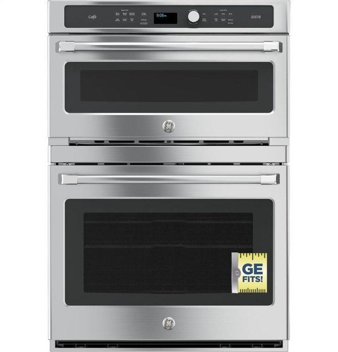 GE CT9800SHSS Advantium 30" Stainless Steel Electric Combination Wall Oven - Convection N7