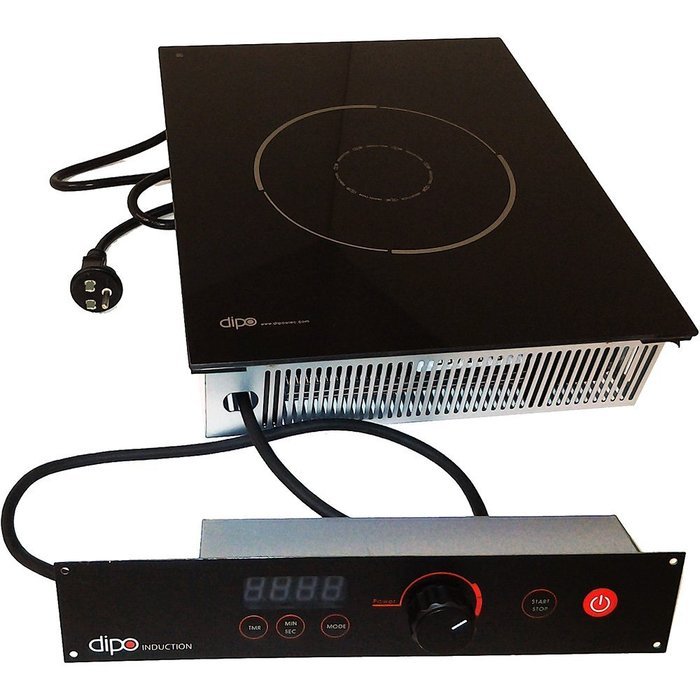 DIPO 3500W Drop-in Induction Cooktop, Separate Mounted Controls 208/240V NBK35-A