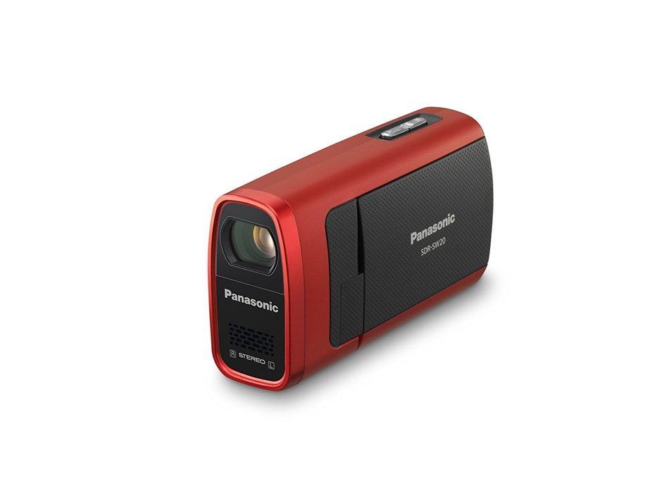 Panasonic SDR-SW20 Waterproof Flash Memory Camcorder with 10x Optical Zoom (Red) (Discontinued by Manufacturer) N3