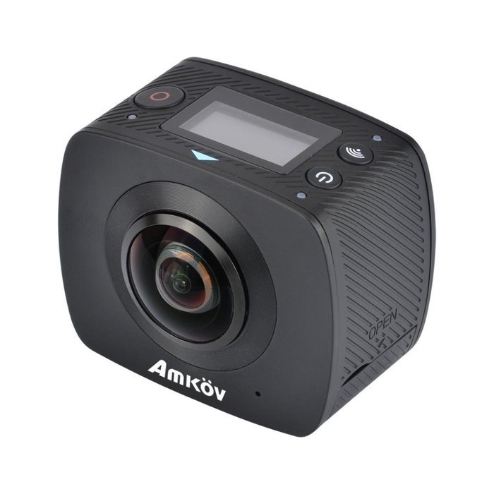 Bolayu Action Camera AMKOV AMK100S 360 Degree 8MP 1440P WiFi without Waterproof Case N3