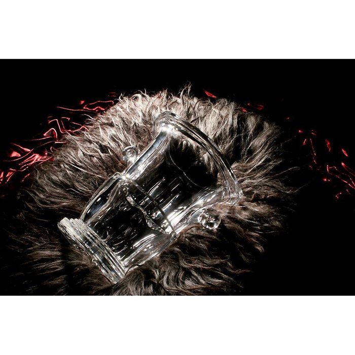 Ice Bucket, bottle cooler, Collection "OPERA", transparent, 26,5 cm,lead crystal (GERMAN CRYSTAL powered by CRISTALICA) N8