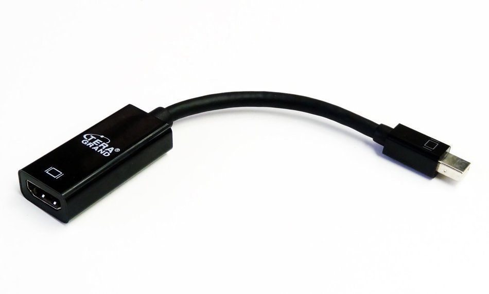 Tera Grand - Premium Mini DisplayPort to HDMI Adapter Cable with Audio Support - for Apple MacBook, MacBook Pro... N11