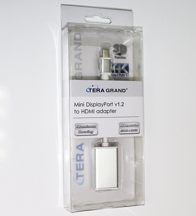 Tera Grand - Premium Mini DisplayPort to HDMI Adapter Cable with Audio Support - for Apple MacBook, MacBook Pro... N15