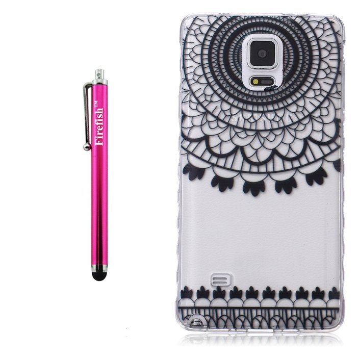 Note 4 Case, Firefish Durable Soft TPU Back Case [Soft-Flex] Drop Protection Scratch-Resistant Cover Skin Protective... N363