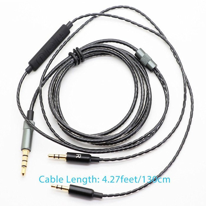EEEKit 2.5mm to 3.5mm Replacement Stereo Audio Cable Cord Wired Remote ...
