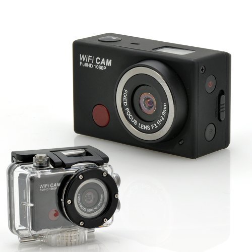 Wi-Fi Sports Camera "SportsCam" - With Remote Control, Full HD 1080p, 5 Megapixels CMOS Sensor, Waterproof