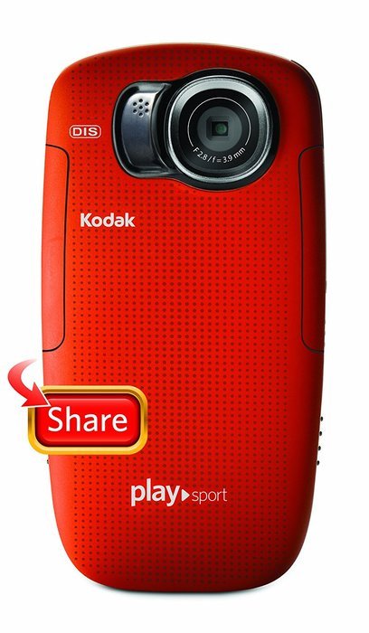 Kodak PlaySport (Zx5) HD Waterproof Pocket Video Camera - Aqua (2nd Generation) N2