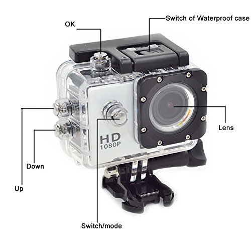 Gopro Hero3 Style SJ4000 Wifi HDMI-1.5 Inch LCD Full HD 1080P 13MP Mini DV Waterproof Helmet 170 degree Wide Angle...