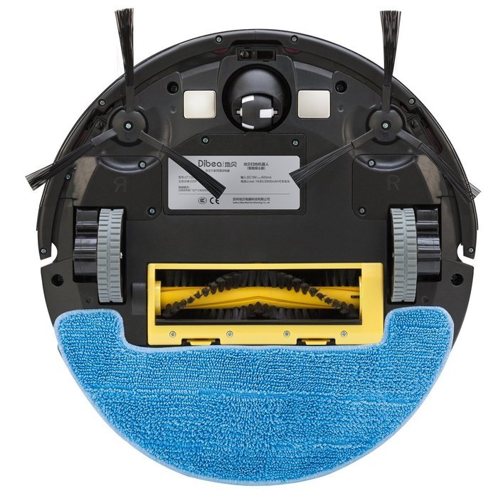 Dibea GT100 Aurora Planned Robot Vacuum Cleaner with Dry & Wet Mop Gyroscope Navigation, Blue