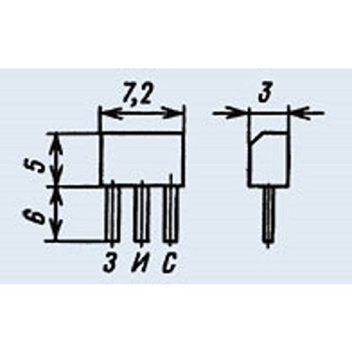 Transistors silicon KP313B USSR 25 pcs