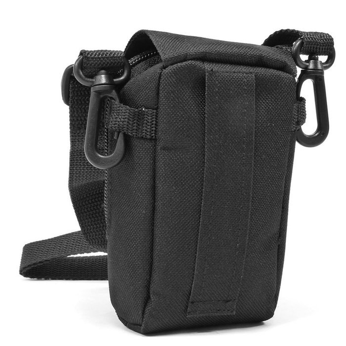 Compact Sports Action Video Camera Case w/ Belt Loop , Adjustable Shoulder Strap & Durable Nylon Exterior by USA...