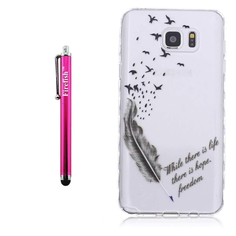 Note 4 Case, Firefish Durable Soft TPU Back Case [Soft-Flex] Drop Protection Scratch-Resistant Cover Skin Protective... N455