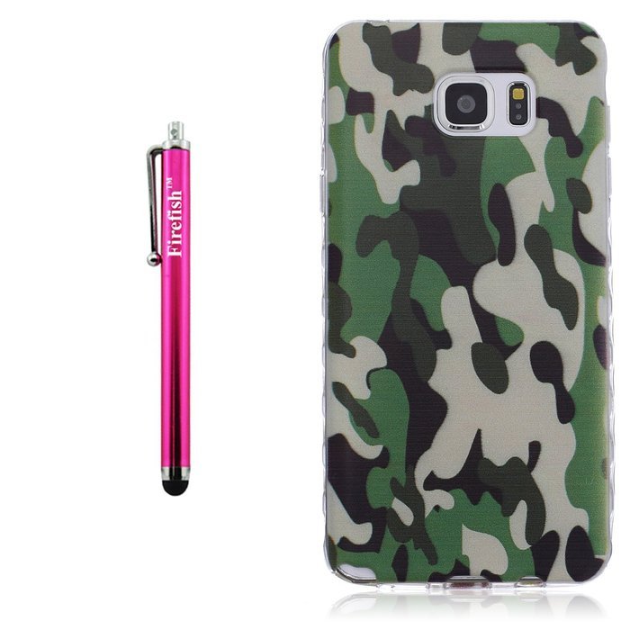 Note 4 Case, Firefish Durable Soft TPU Back Case [Soft-Flex] Drop Protection Scratch-Resistant Cover Skin Protective... N477