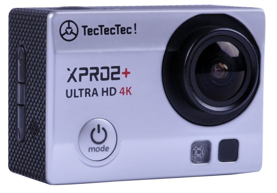 TecTecTec Action Camera Ultra HD XPRO2+ WiFi Waterproof Sport Cam - Silver