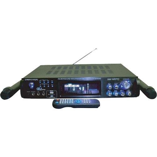 GLi RCX8000 5000-Watt Amplifier with 2 Wireless Microphones