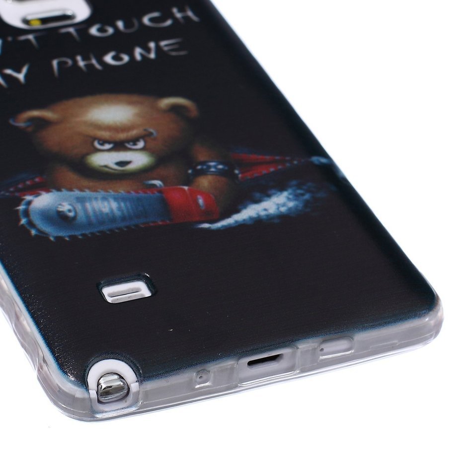 Note 4 Case, Firefish Durable Soft TPU Back Case [Soft-Flex] Drop Protection Scratch-Resistant Cover Skin Protective... N505
