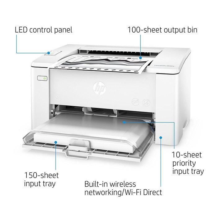 HP LaserJet Pro M102w Wireless Printer (G3Q35A)