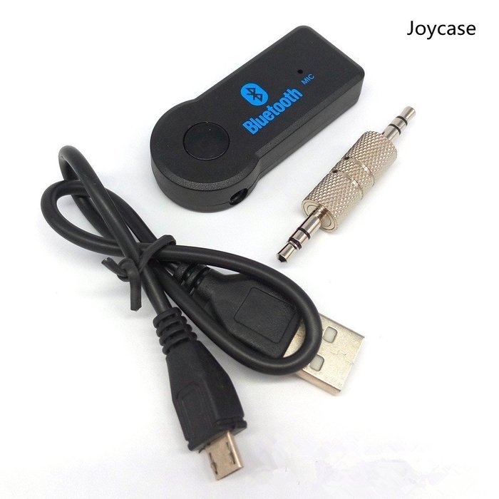 Mini Bluetooth Receiver Speaker / Car Kit, Portable Wireless Audio Adapter 3.5 mm AUX Cord Stereo Output Microphone...