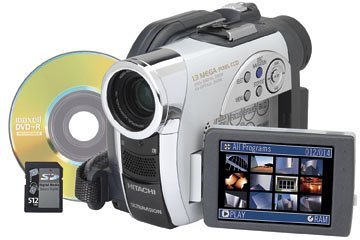 Hitachi DZ-MV780MA 1.3 MP DVD Camcorder with 10x Optical Zoom (Discontinued by Manufacturer)