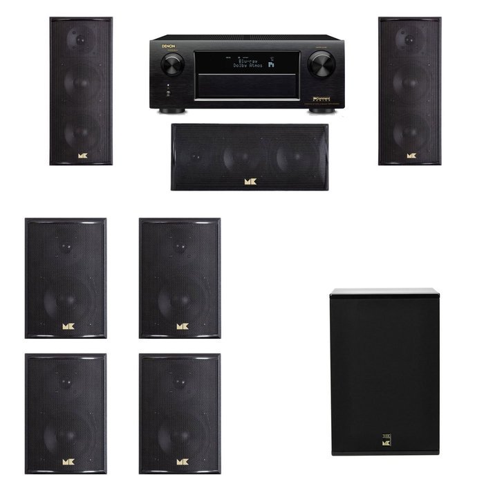 M&K Sound LCR750 Loudspeaker 7.1 X10 Denon AVR-X5200W