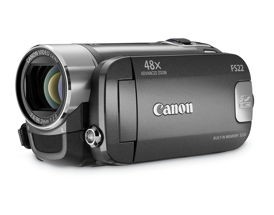 Canon FS22 Dual Flash Memory Camcorder w/32GB Internal Memory & 48x Advanced Zoom - 2009 MODEL (Discontinued by...