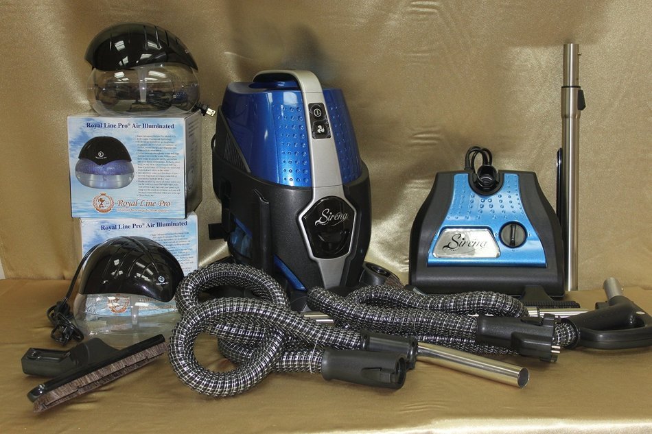 Sirena Vacuum Exclusive Royal Line Pro Ultra Deluxe Bonus Package w/ 2 Exclusive Extra Air Purifiers N3