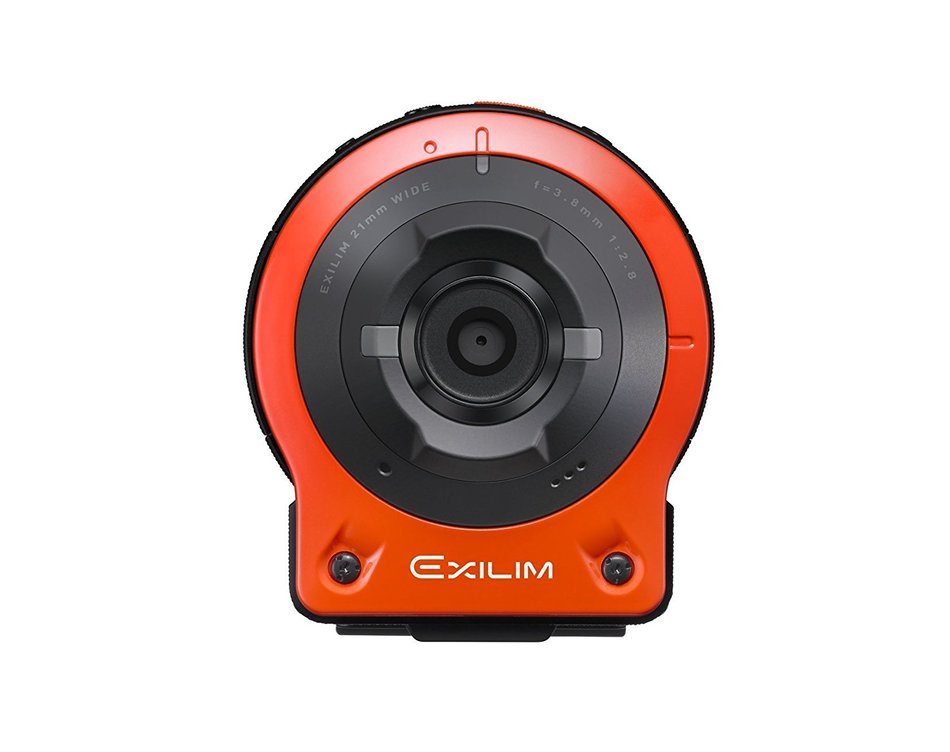 CASIO digital camera EXILIM 14.1M pixel camera unit / controller separation freestyle camera Orange EX-FR10EO N2