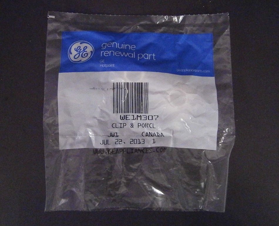 GE Dryer Part WE1M307 - Clip & Porcelain Ring - Brand New - Free Fast Shipping!GY#583-4 6-DFG261826 N3