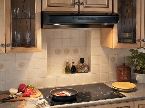 Broan QS230SS Allure II Under-Cabinet Range Hood, 30-Inch, Stainless Steel N8