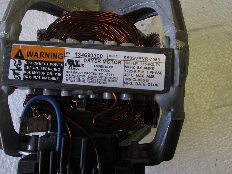 Frigidaire Dryer Motor 137115900 N2
