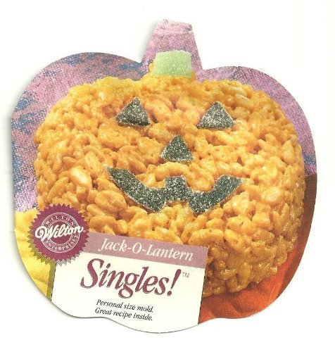 Wilton Halloween Jack-O-Lantern Singles Mold Cake Pan (Pumpkin) (2105-1120, 1996)