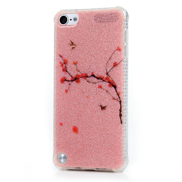 Badalink iPod Touch 5 Case Soft TPU Shockproof Easy Grip Rubber Bumper Frame + PC Back Shell with Color-fading... N51