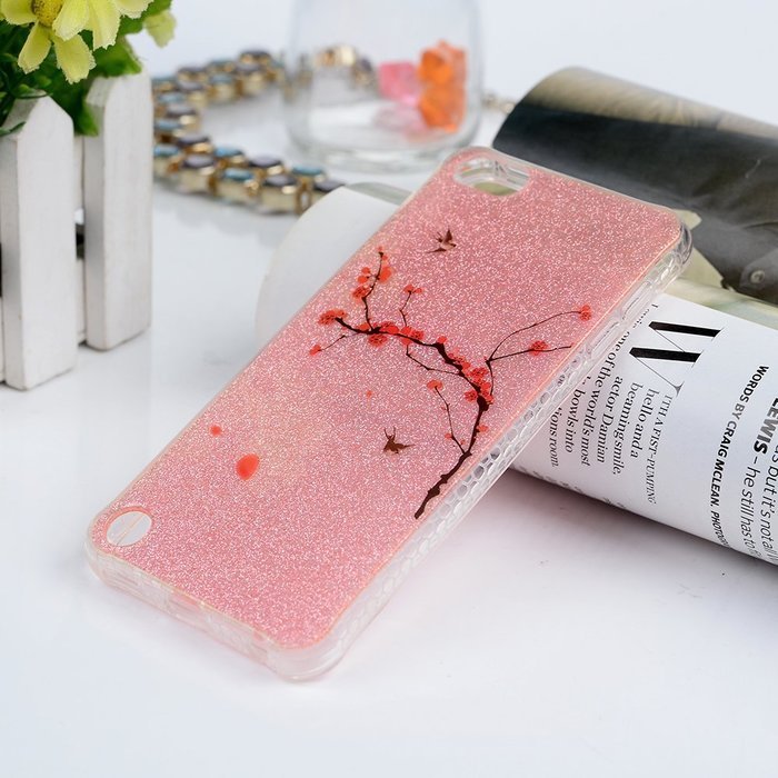 Badalink iPod Touch 5 Case Soft TPU Shockproof Easy Grip Rubber Bumper Frame + PC Back Shell with Color-fading... N52