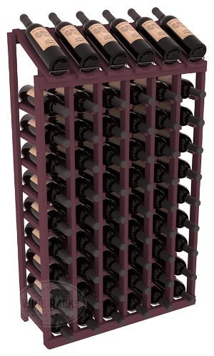 Wine Racks America Ponderosa Pine 6 Column 10 Row Display Top Kit. 13 Stains to Choose From! N3