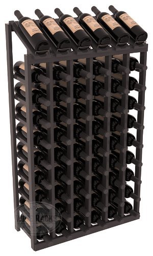 Wine Racks America Ponderosa Pine 6 Column 10 Row Display Top Kit. 13 Stains to Choose From! N4